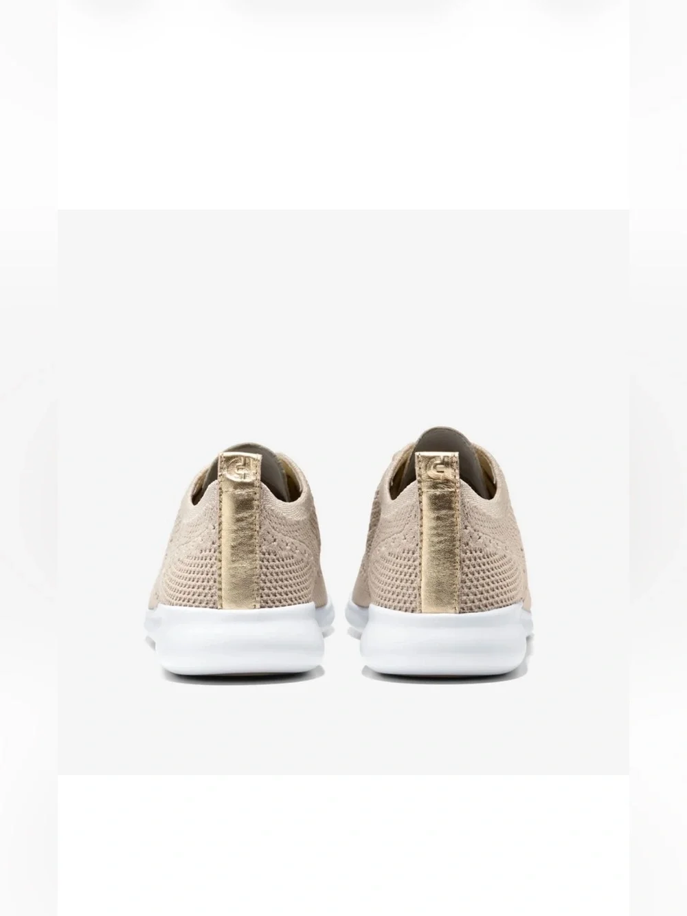 🛍️ NWT Cole Stitchlite™ Wingtip Oxfords Lace-Up Sneakers with Gold Accent